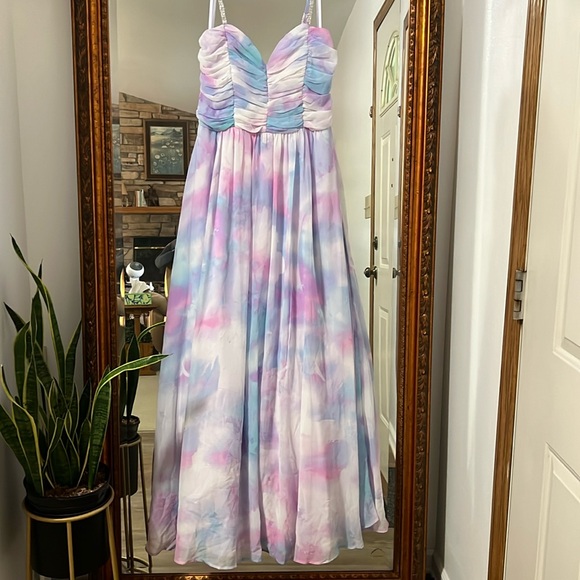 Trixxi Dresses & Skirts - Purple Pink Blue PROM TRIXXI Long Formal Dress Gown